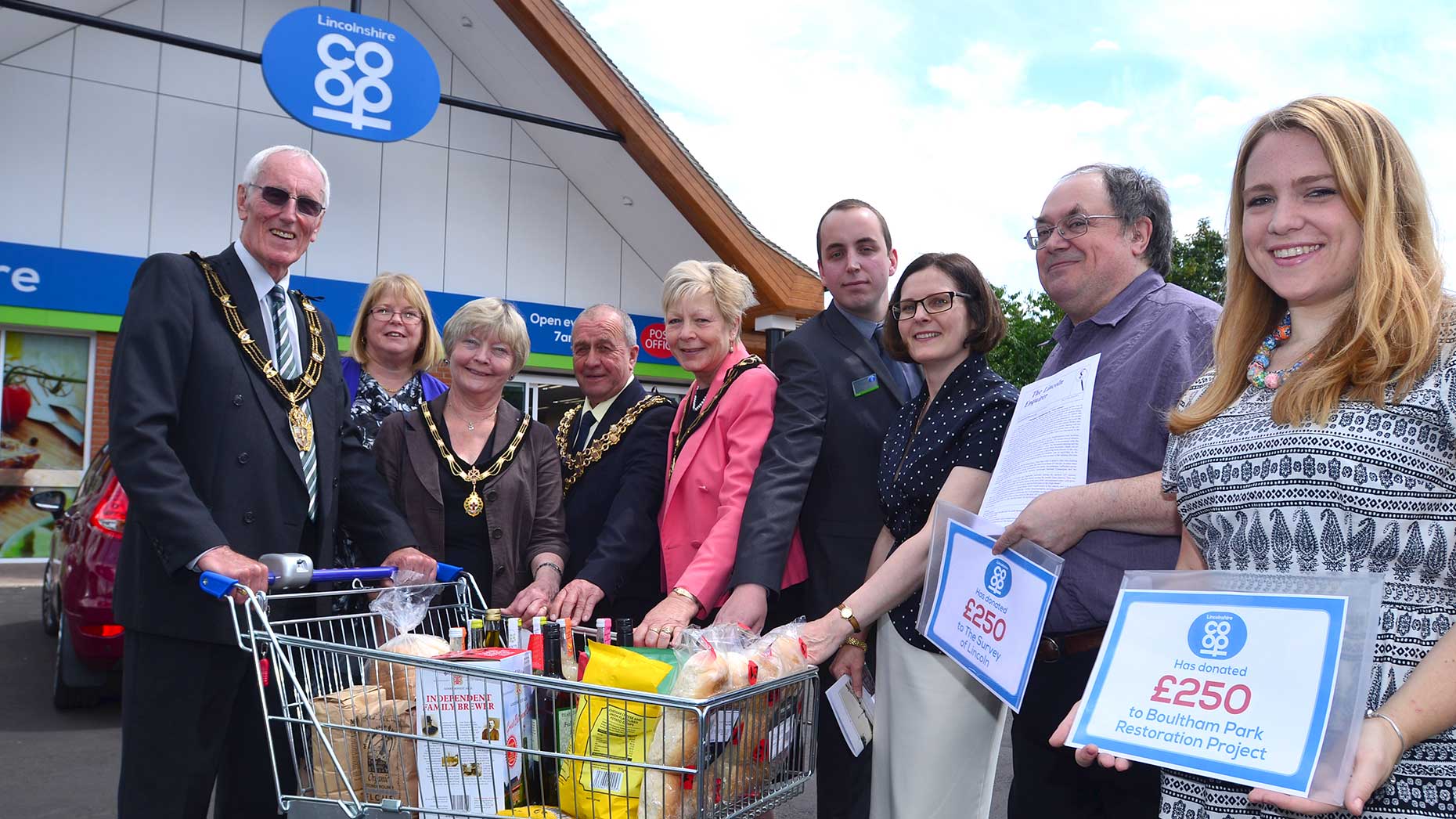 The official opening of the Boultham Park Road Co-op store in Lincoln. Photo: Steve Smailes/The Lincolnite
