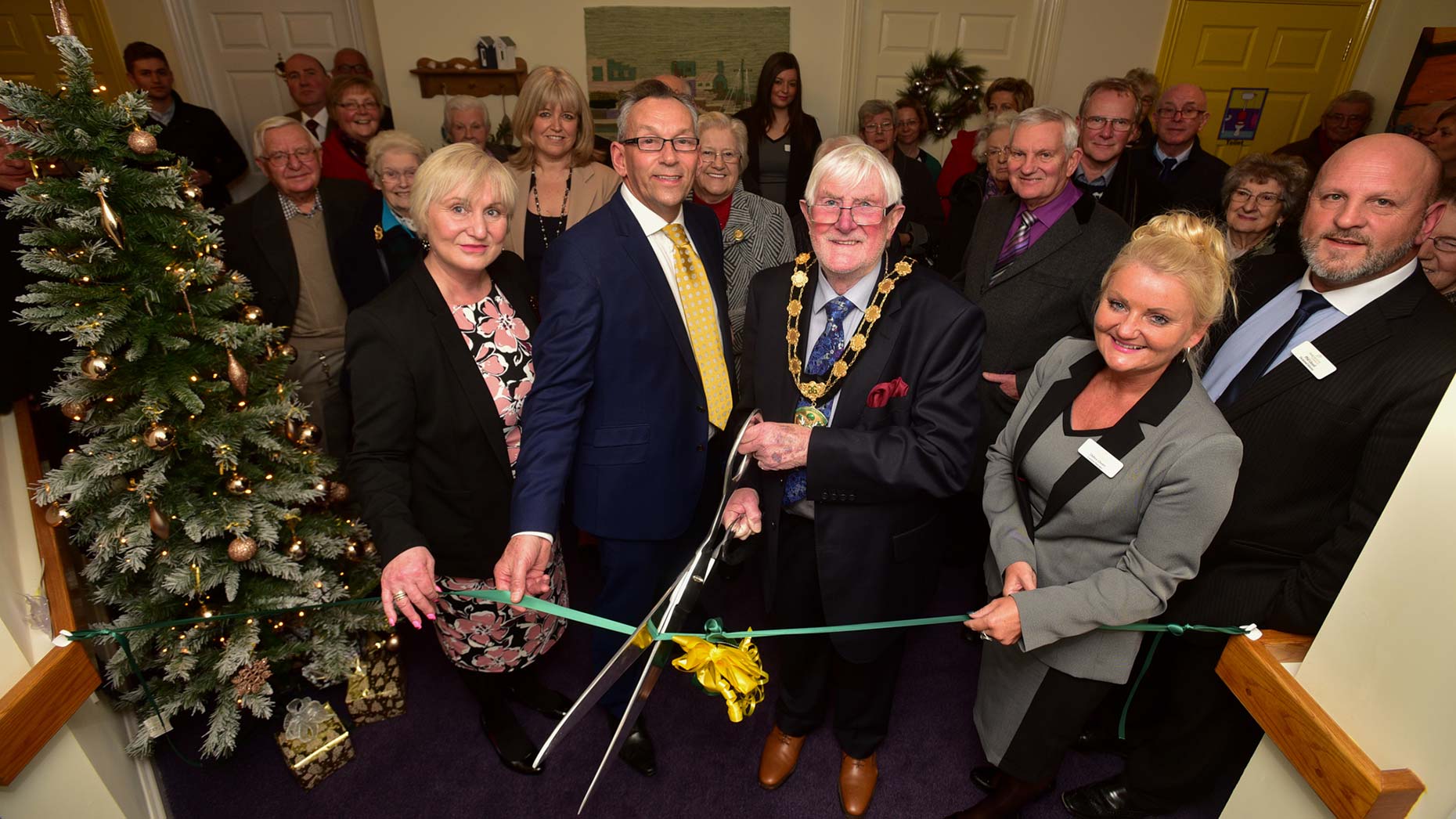 Tennyson Wharf staff, councillors and members of the public took a tour of the new showroom-style facility after it was opened. Photo: Steve Smailes for The Lincolnite