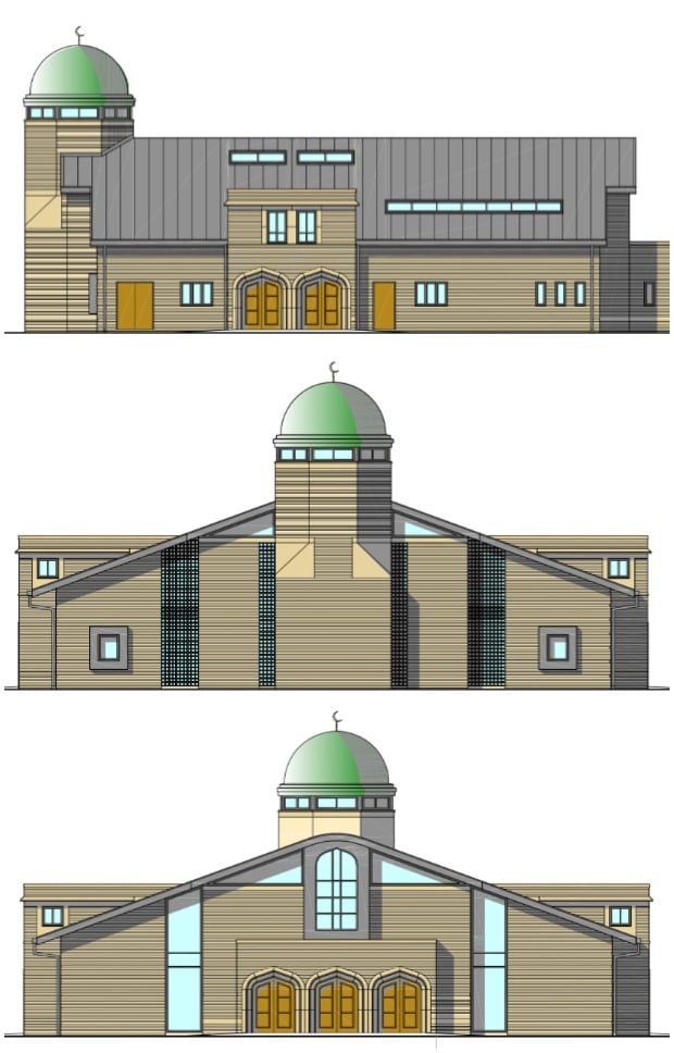 Designs of the mosque to be built on Dixon Street in Lincoln