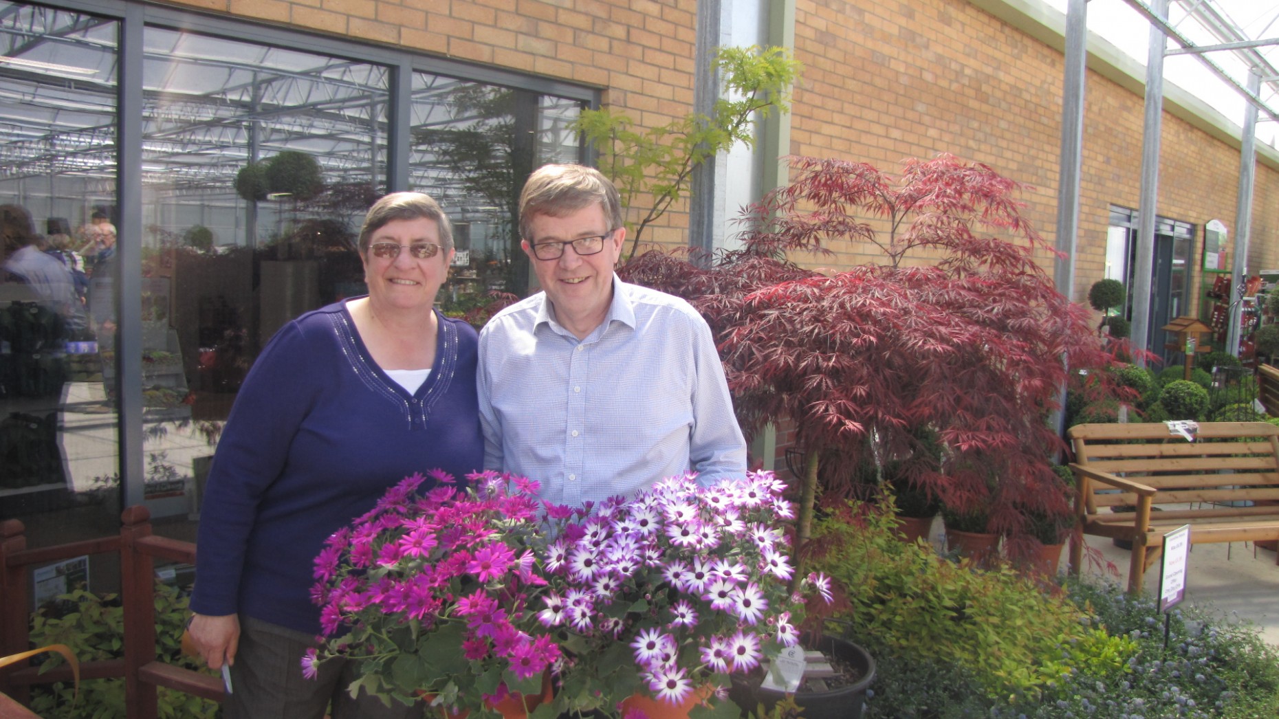 Richard Pennell (Chairman) officially opening the extensions with Christine Walkden from the One show