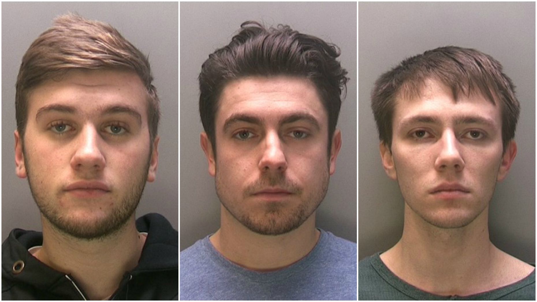 Reis Bilal and Luke Green, both aged 19, and Haydon Watson, 21