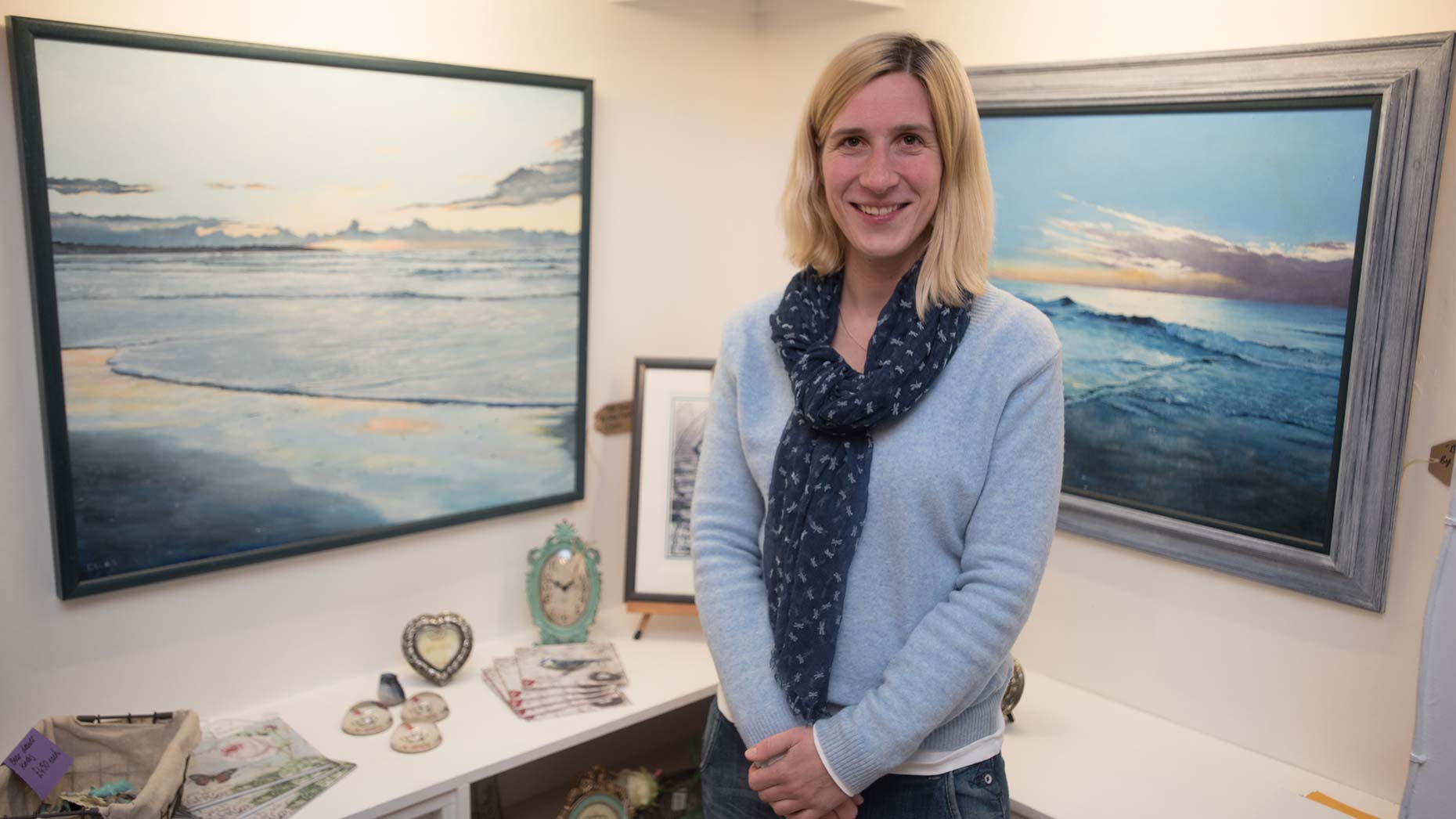 Bluebird Art & Crafts owner Michelle Bird. Photo: Steve Smailes for The Lincolnite