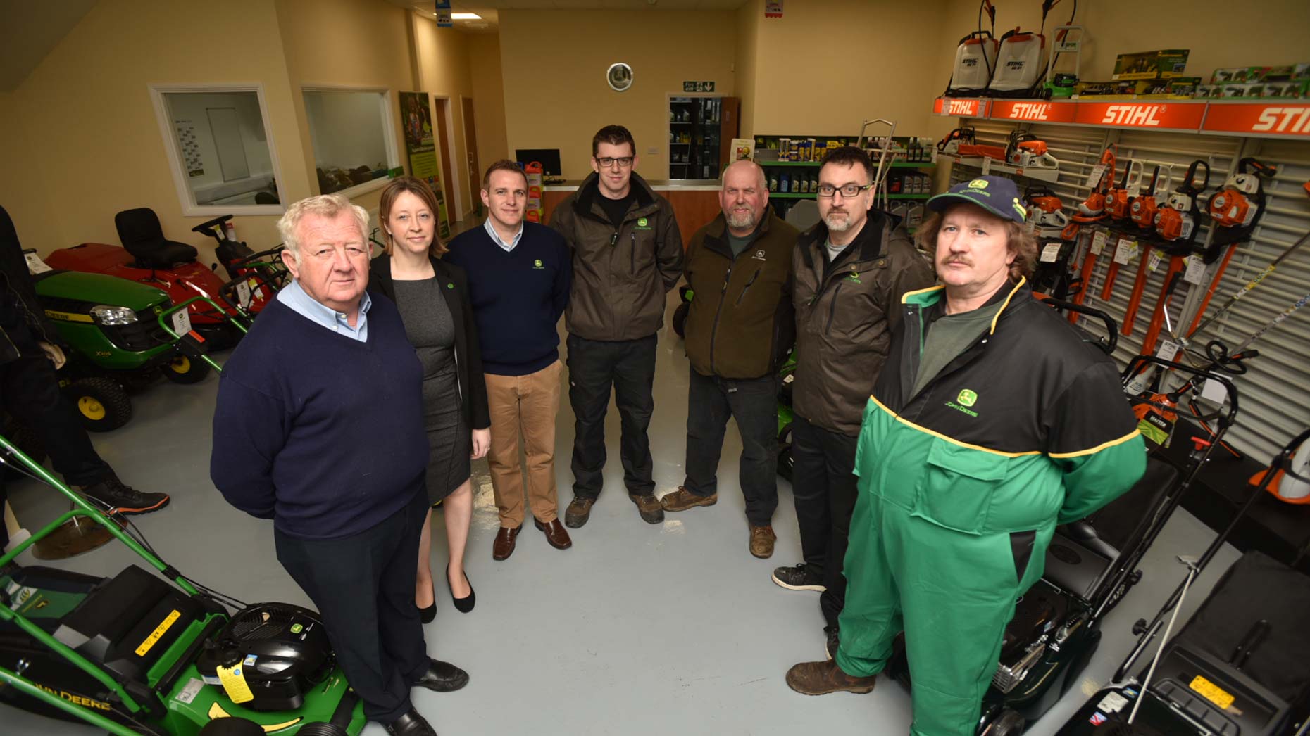 The F G Adamson & Son team in their new Langworth site. Photo: Steve Smailes