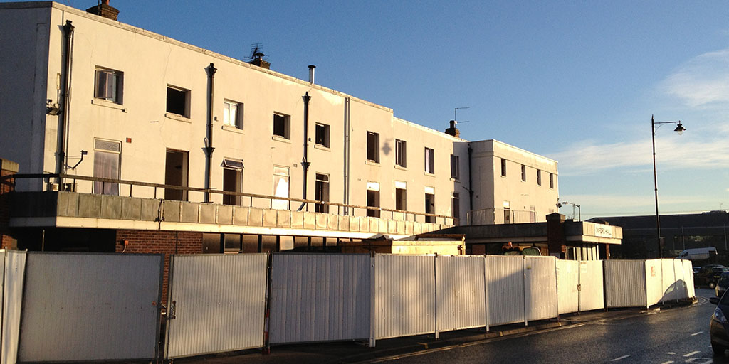 The former Grand Hotel in Lincoln was demolished at the beginning of 2013. 