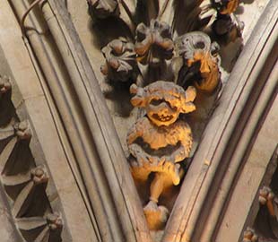 The imp at Lincoln Cathedral