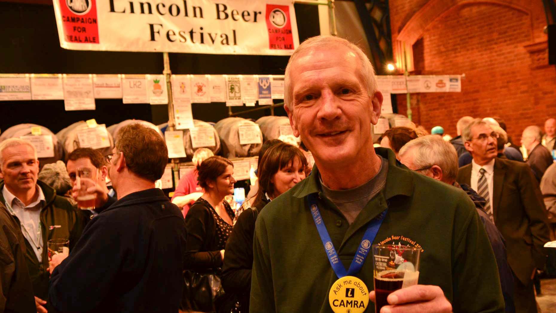 Steve Renshaw, organiser of the Lincoln Beer Festival. Photo: Steve Smailes for The Lincolnite