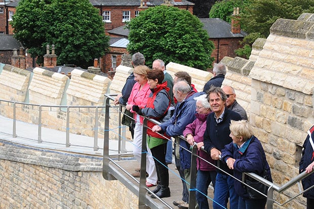 Lincoln Castle Wall guided tours.