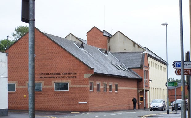 The Lincolnshire Archives on St Rumbold's Street in Lincoln. Photo: Lincolnshire Heritage Forum