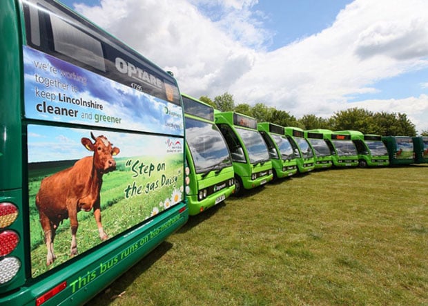 11 buses for Lincoln will be converted from dual-fuel technology (diesel and biomethane) to fully gas powered engines.