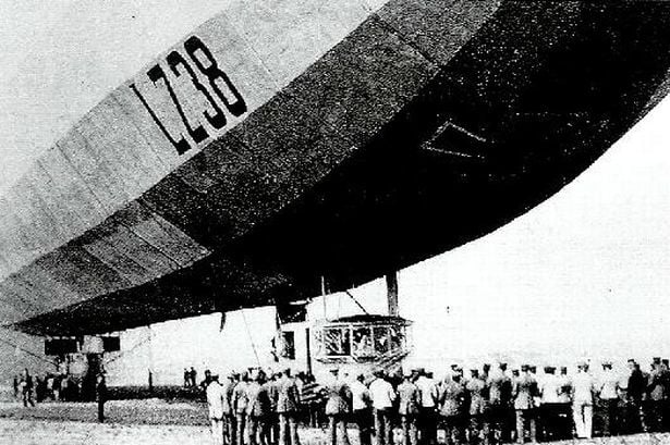 A typical Zeppelin craft, courtesy of the Birmingham Mail.