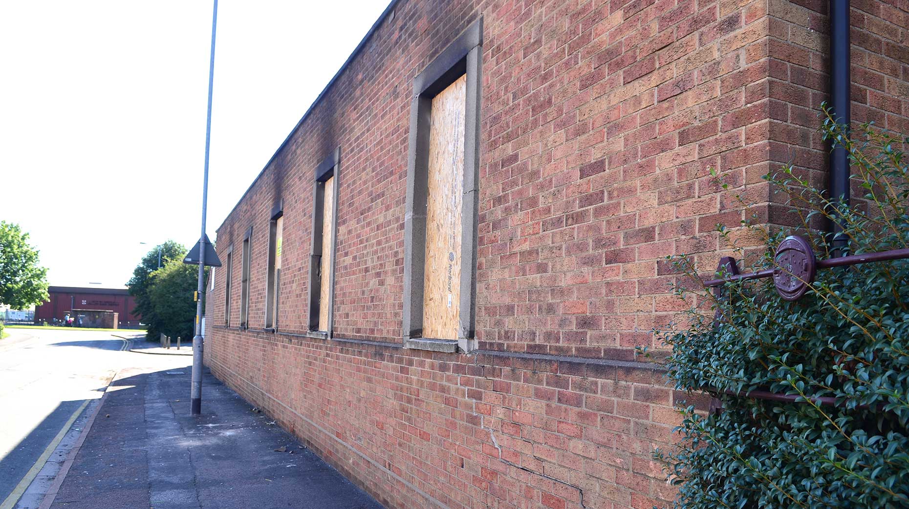 Smoke damage from the fire at the Croft Street community centre in Lincoln. Photo: Steve Smailes for The Lincolnite