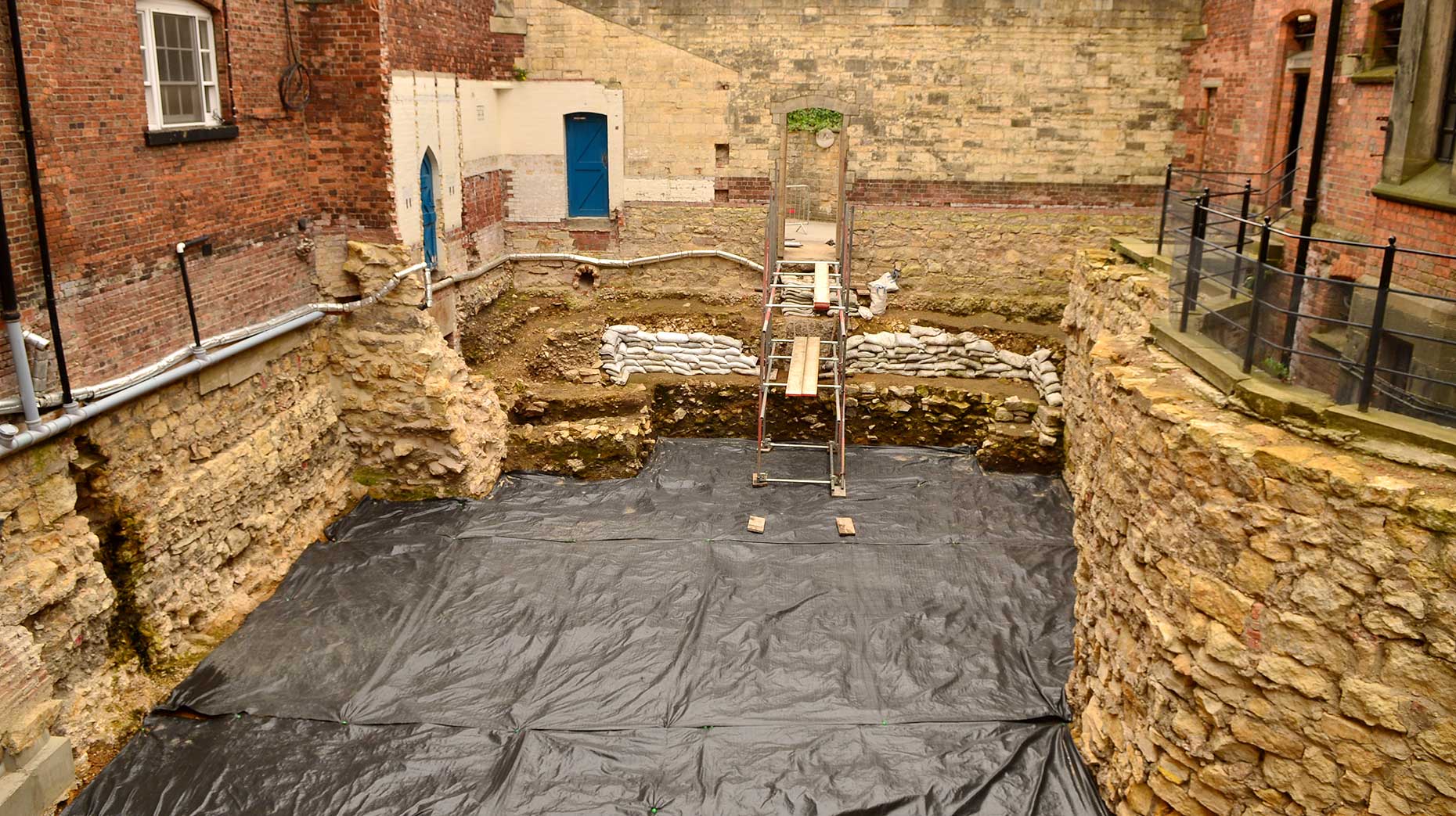The site of the Magna Carta vault. Photo: Steve Smailes for The Lincolnite