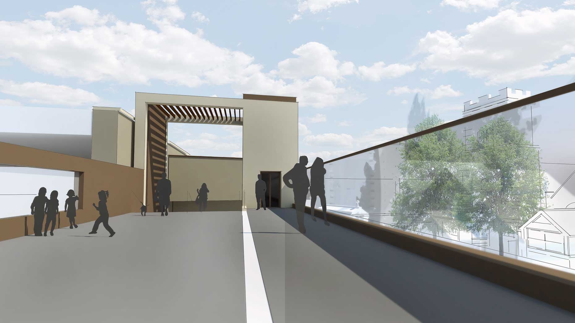 The footbridge would help reduce crowds waiting at the High Street level crossing in Lincoln.