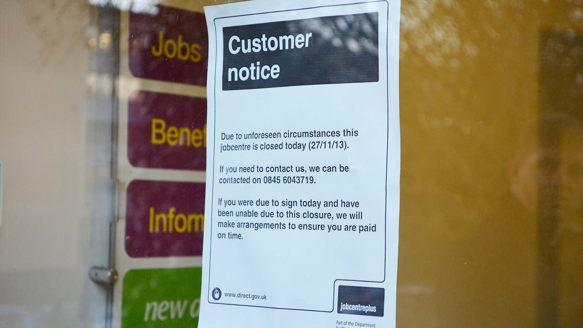 The Lincoln Jobcentre has been closed for the day following the incident. Photo: Emily Norton