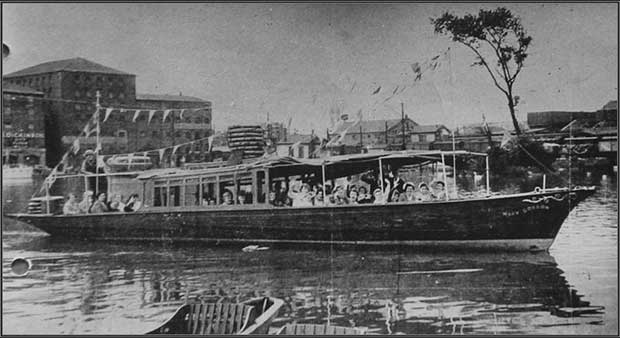The Mary Gordon boat in Lincoln. Photo: The Mary Gordon Trust
