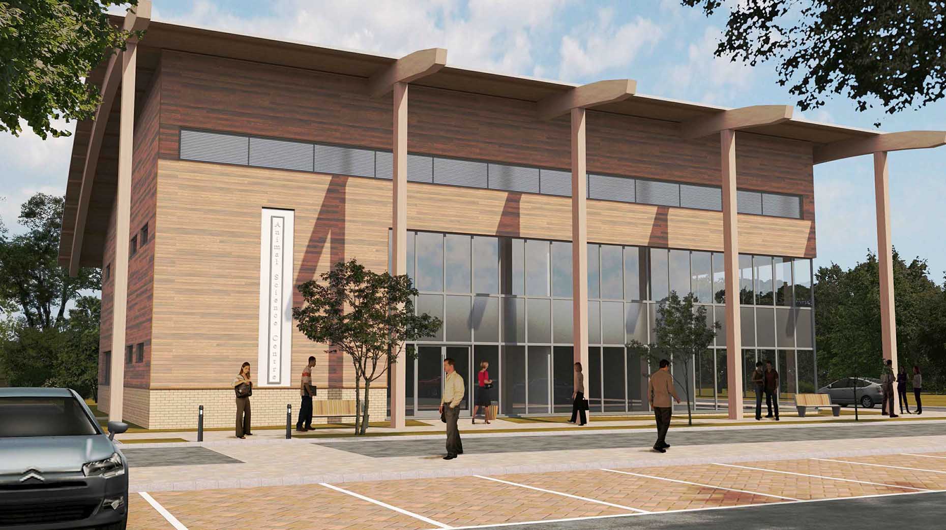 The proposed Animal Science Centre. Image: CAD Associates