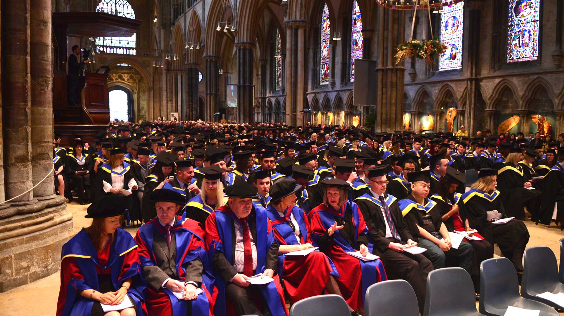 More than 500 students attended the University of Lincoln graduation ceremonies on January 22. Photo: Steve Smailes for The Lincolnite