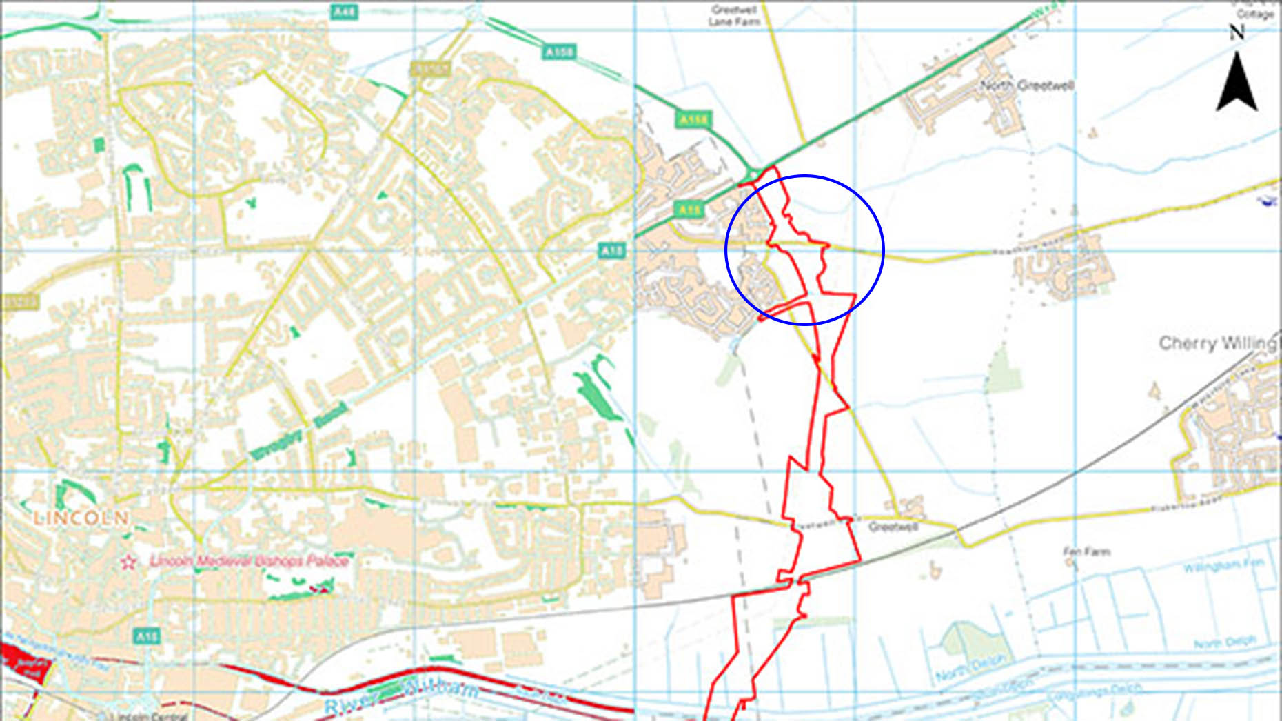 The section of Hawthorn Road which will be affected by the Eastern Bypass.