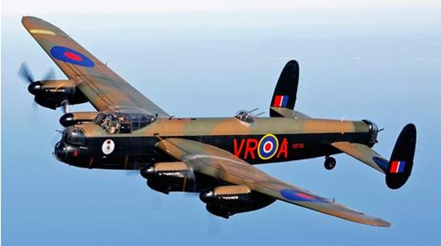 The Canadian Avro Lancaster will make a Trans Atlantic crossing to take part in the summer events. Photo: RAF