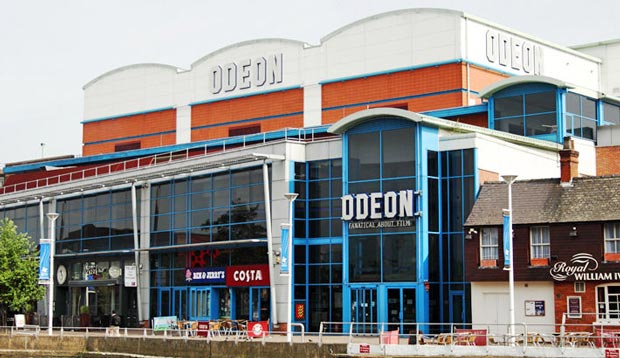 The Odeon Lincoln cinema on Brayford Pool