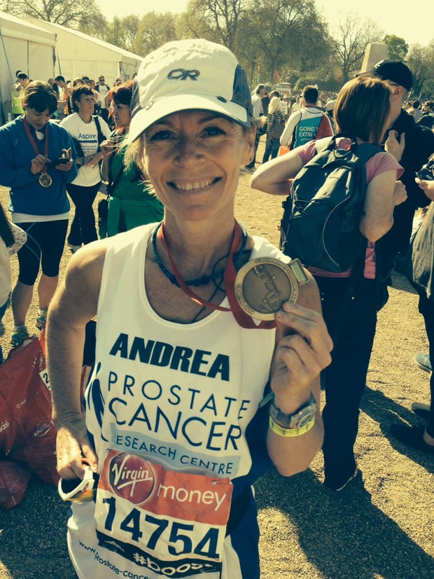 Andrea May raised over £5000 for her chosen charity at the 2014 London Marathon.