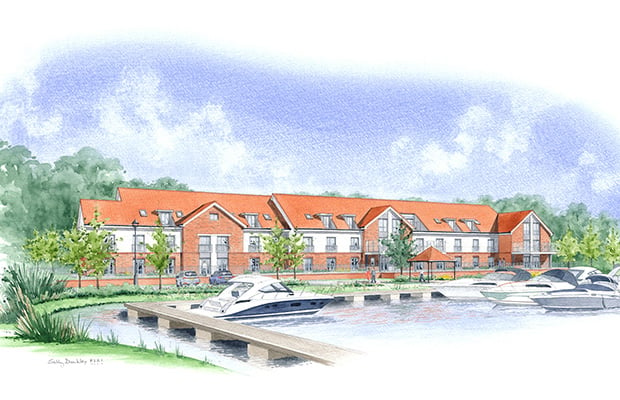 New Burton Waters care home with specialised dementia care.