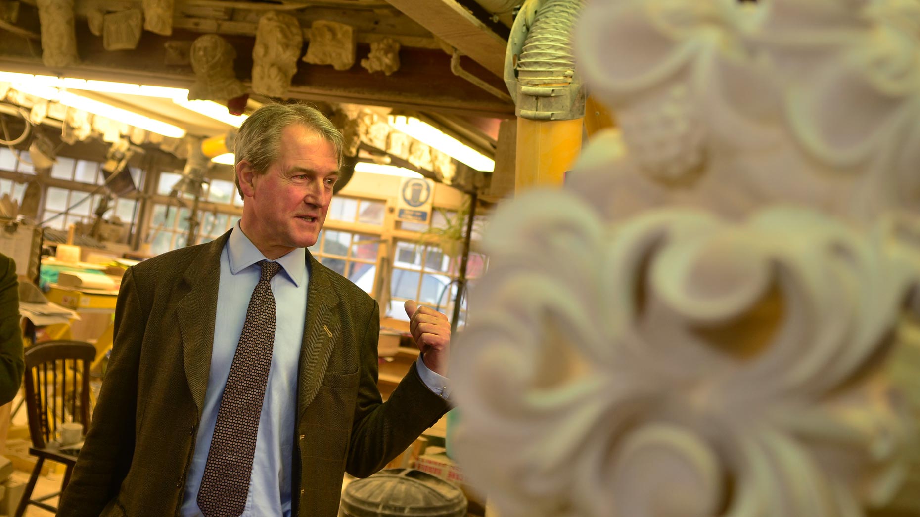 Owen Paterson in Lincoln on March 31, 2014. Photo: Steve Smailes for The Lincolnite