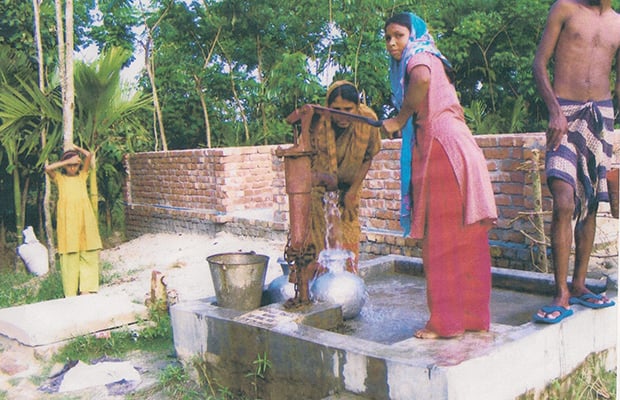 One of the new deep water wells that are to be installed using the money raised.