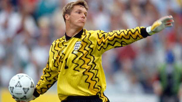 Chris Woods whilst playing for England. Photo: FA
