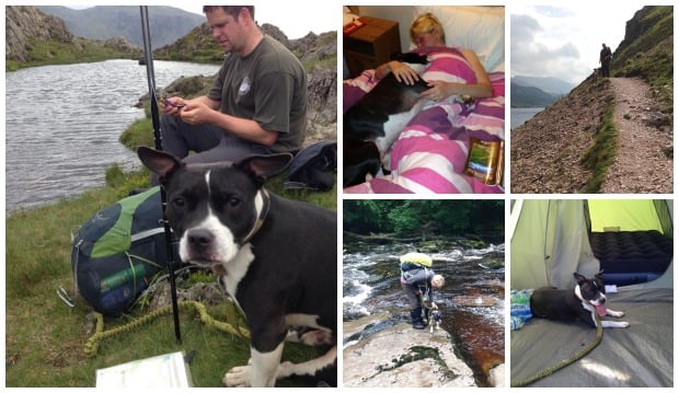 Marc and Phillippa Strowger and their dog Snoop are travelling 192 miles in two weeks.