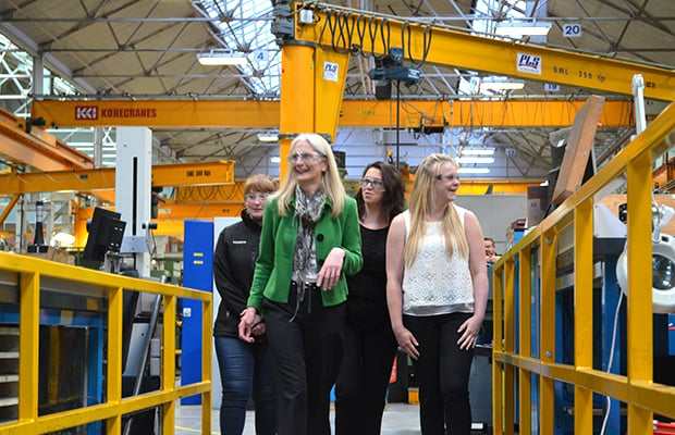 Siemens offer a wide range of apprenticeships, courses and support for women with the hope that the gender imbalance in the industry is levelled out. Photo: Emily Norton