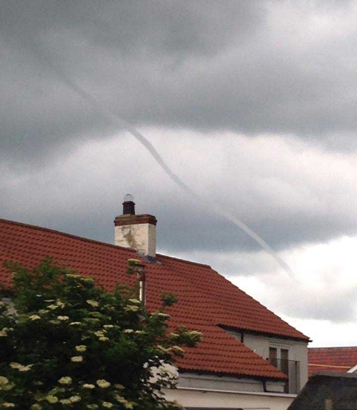 Charlotte Batty also spotted the tornado from Welton on June 4, 2014