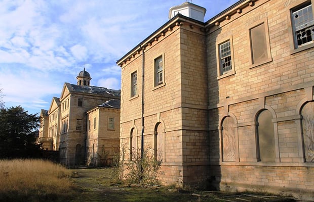 The building was originally a Victorian hospital built to treat people with mental illnesses.