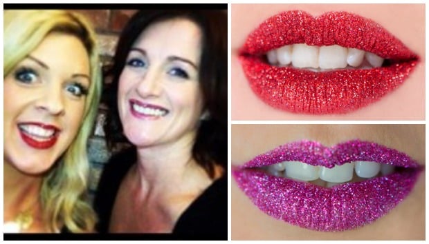 GlitterLips was invented by the pair, who run Bennetts in Lincoln.