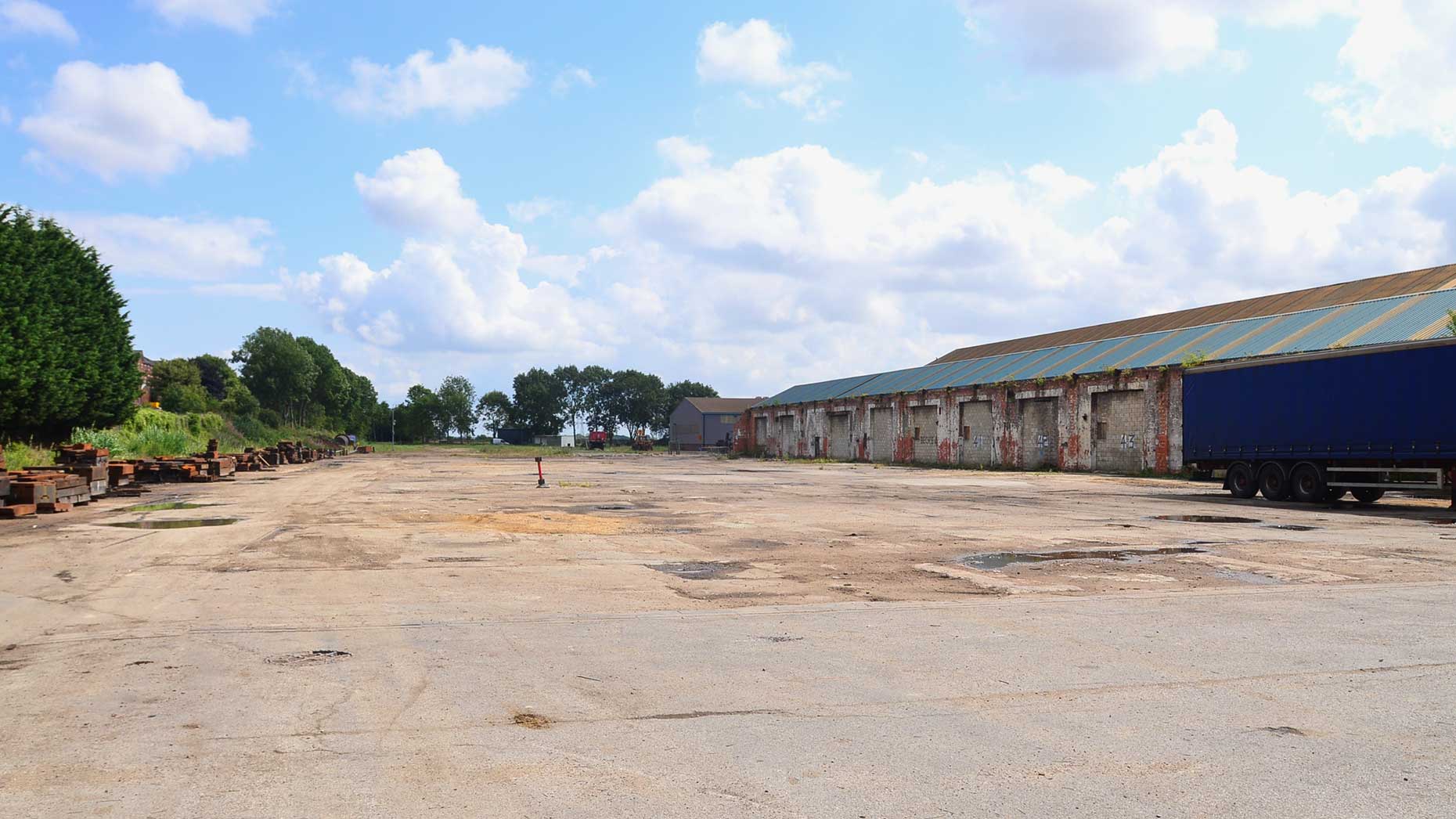 The spot where Bifrangi's R&D centre will be built. Photo: Steve Smailes/The Lincolnite