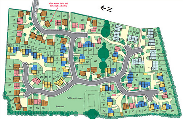 The Jubilee Park site consists of 110 new properties. 