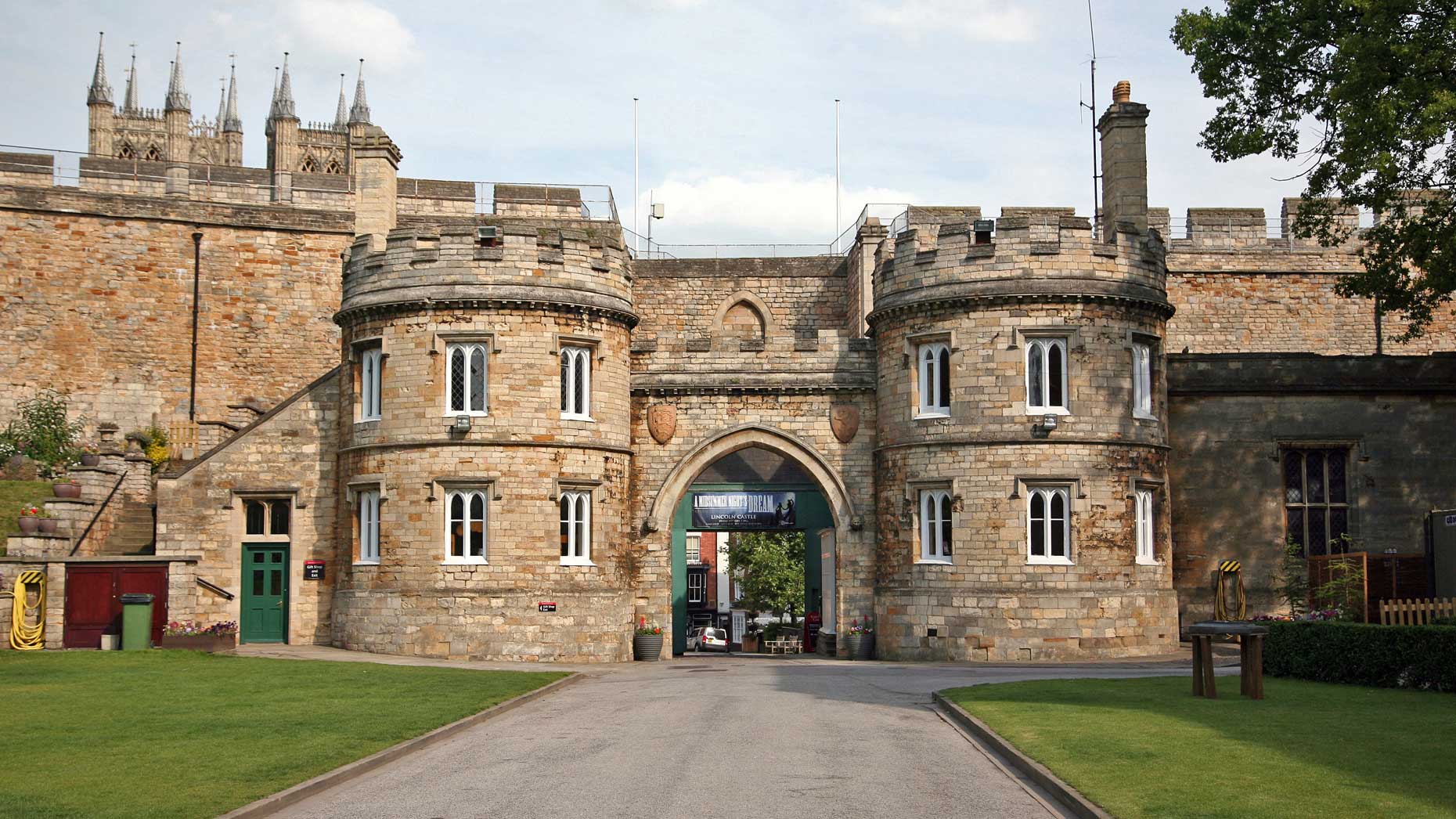 Lincoln Castle east gate, from inside the walls. Photo: File/The Lincolnite