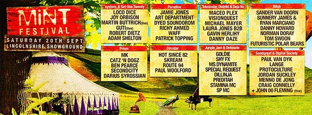 This year's confirmed line up for Mint Festival.