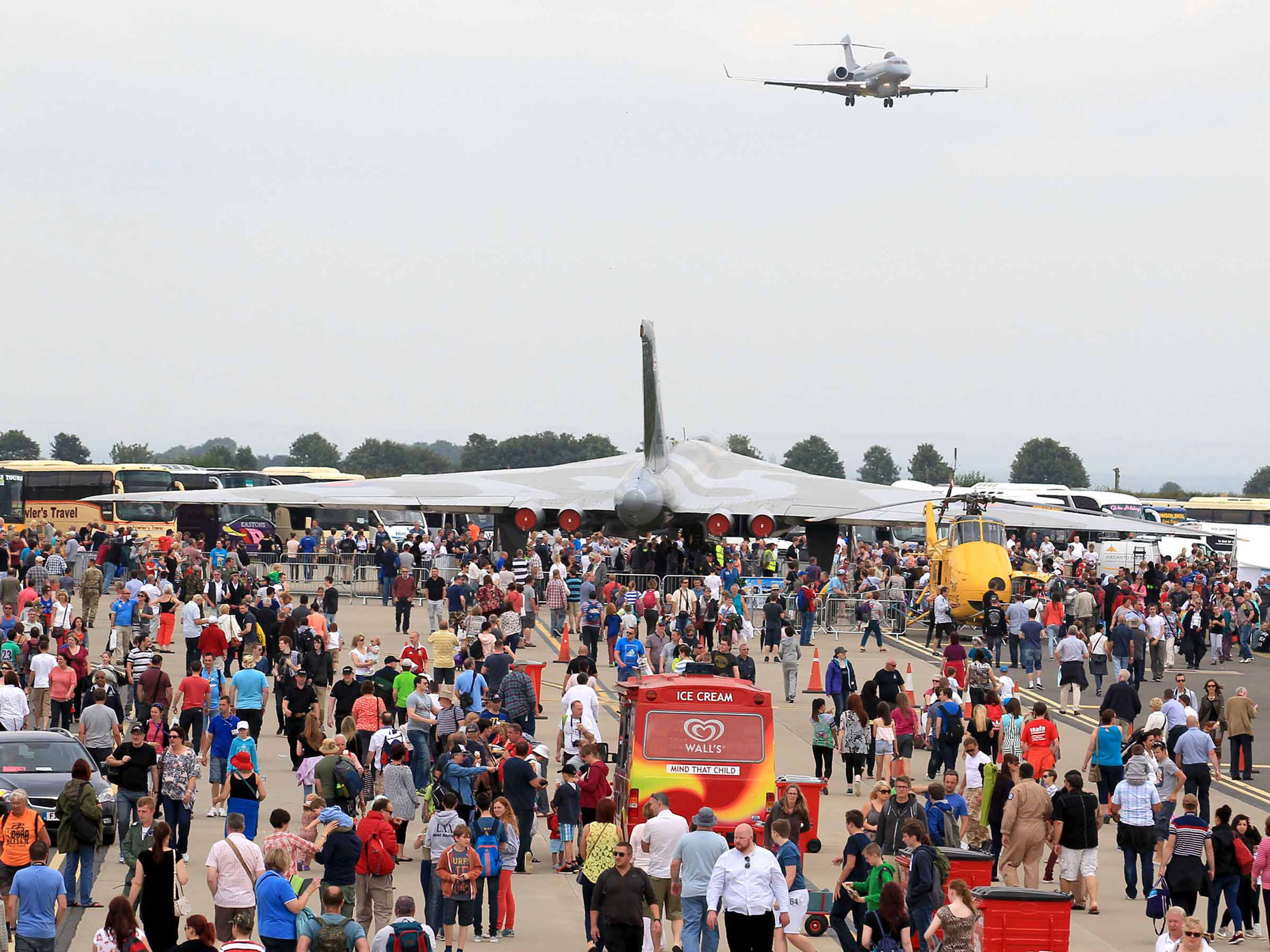 More than 135,000 people attended over the two days of the 2014 Waddington Air Show. Photo: SAC Lauren Pope