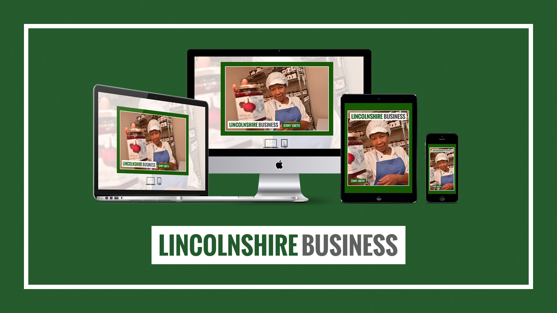 Lincolnshire Business magazine cover interview with Jenny Smith.