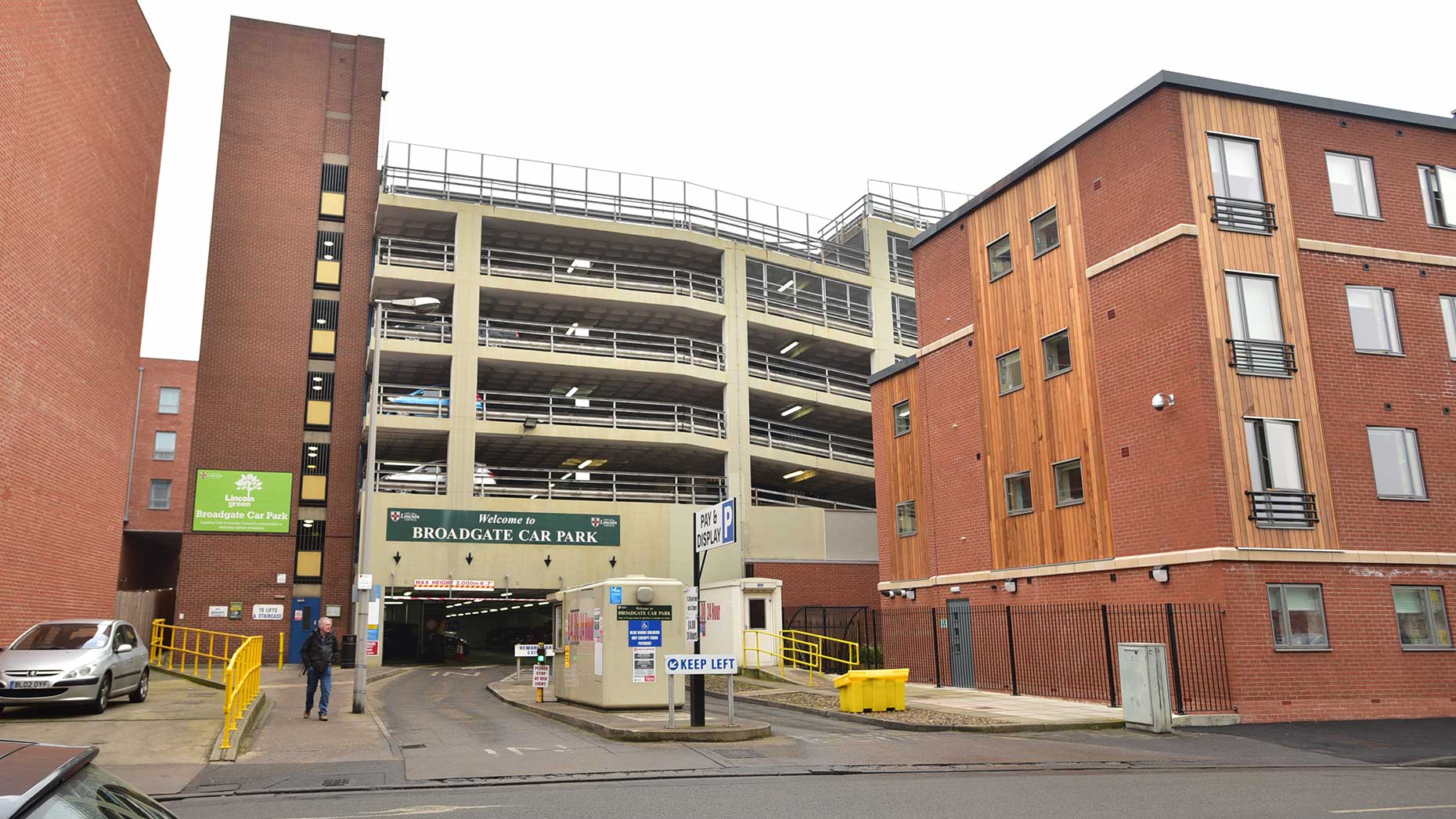Broadgate Car Park in Lincoln. Photo: Steve Smailes for The Lincolnite