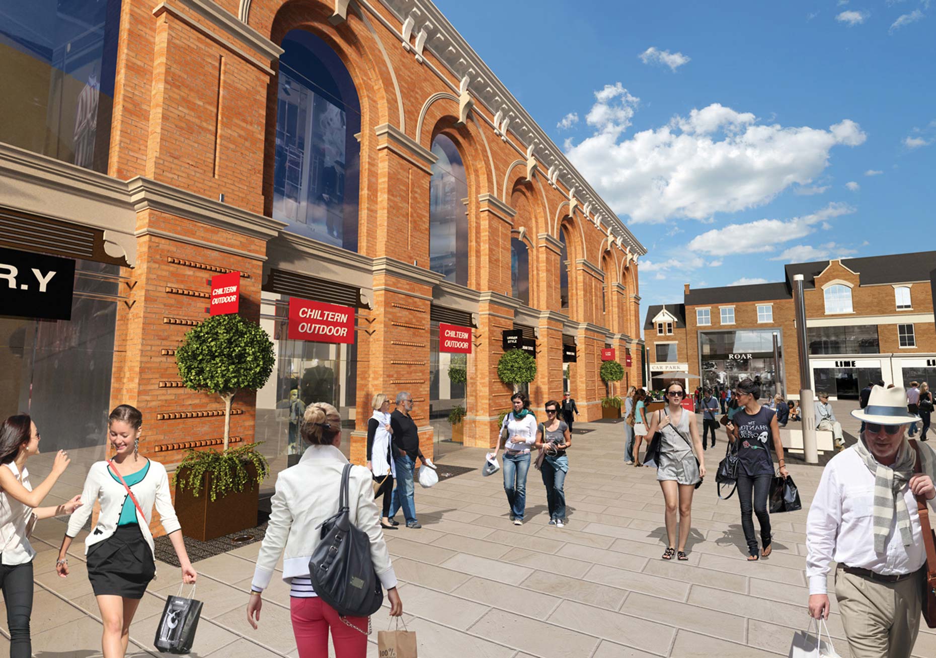 Modern extensions to the Corn Exchange will be demolished, allowing views of the new facades from the High Street.