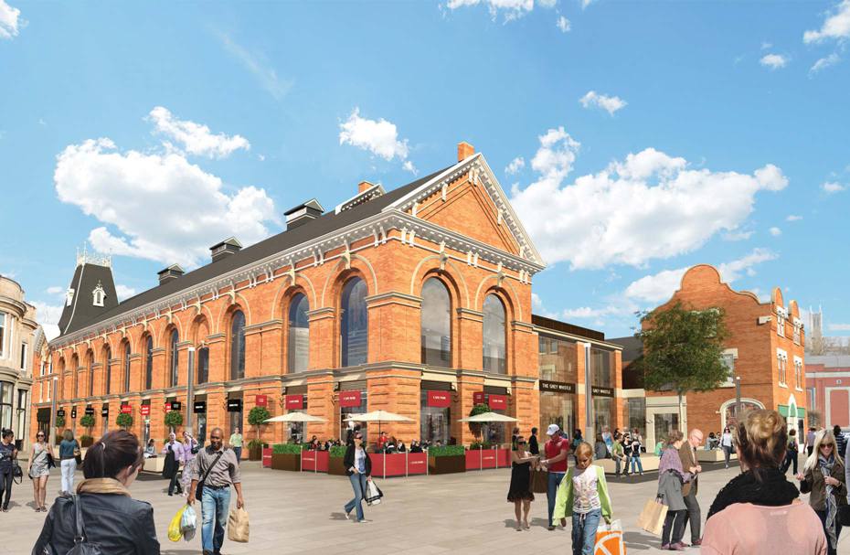 The first stage of the plan will be to redevelop the Grade II listed Corn Exchange.