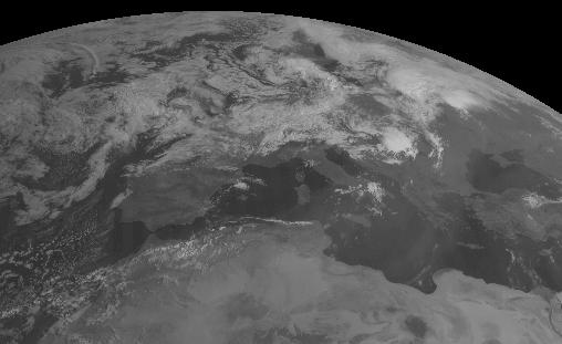 The shadow of the last solar eclipse. GIF: Met Office