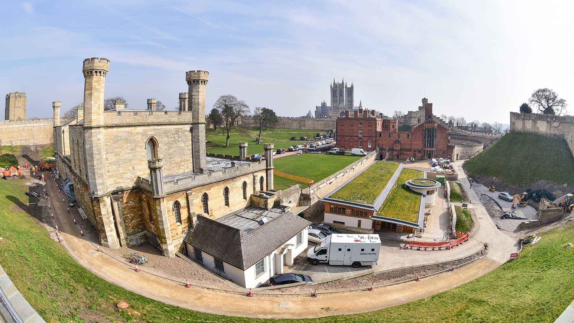 The six and a half acre grounds of Lincoln Castle will reopen to the public from April 1. Photo: Steve Smailes for The Lincolnite