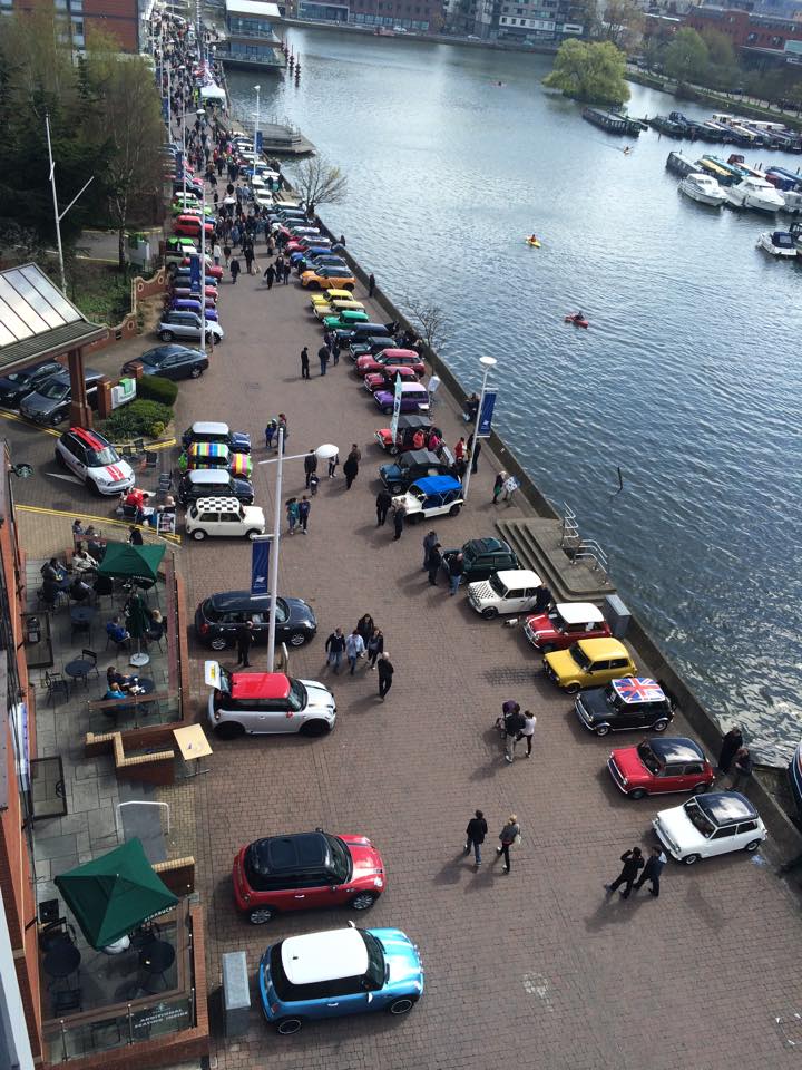 The Mini day viewed from the top of Doubletree by Hilton sent in by reader Chris Moss.