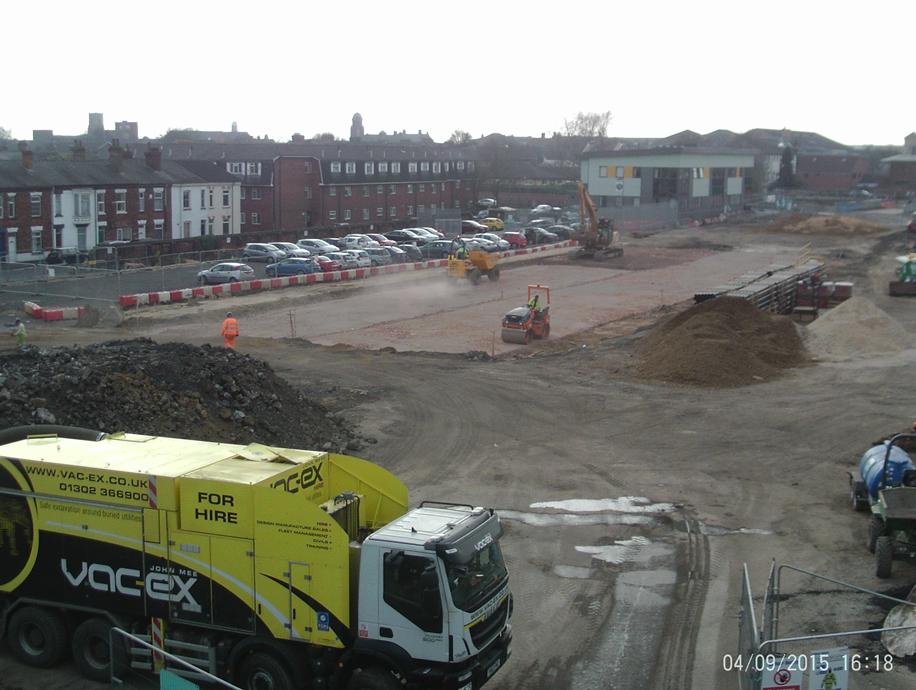 Progress in bringing an East West Link road to the city centre. Photo: LCC