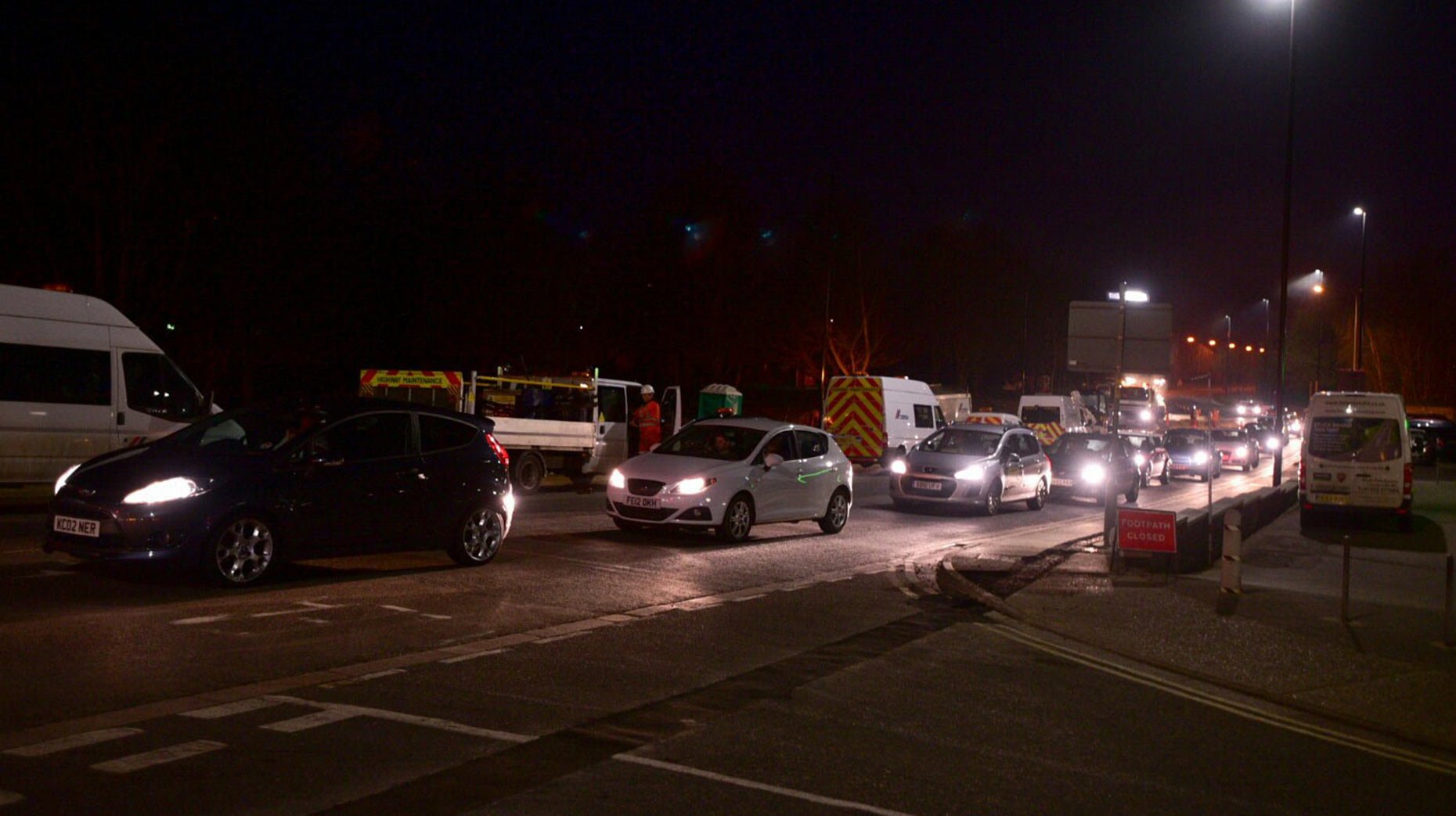 Closure in the Canwick Road area have caused disruption to some motorists overnight over the last 10 nights. 