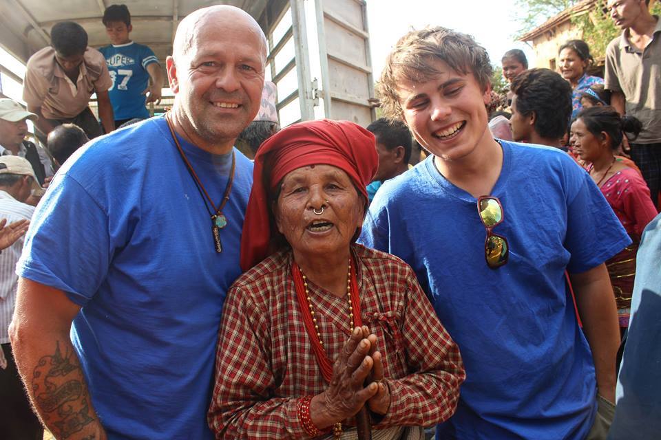 Leo Scott-Smith and Garry Goddard from local charity Lincs2Nepal flew out to Nepal in the wake of the devastating earthquake. 