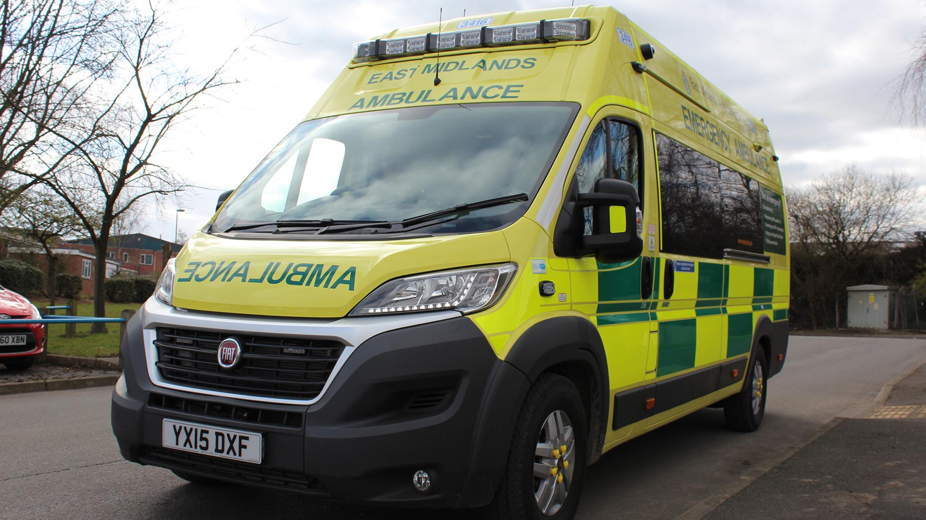 The new ambulances for EMAS